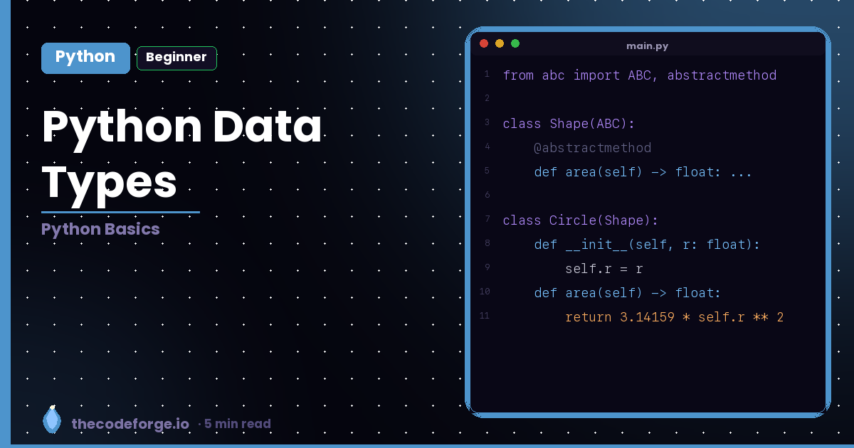 Python Data Types Explained — Every Type, When to Use It, and Why It ...