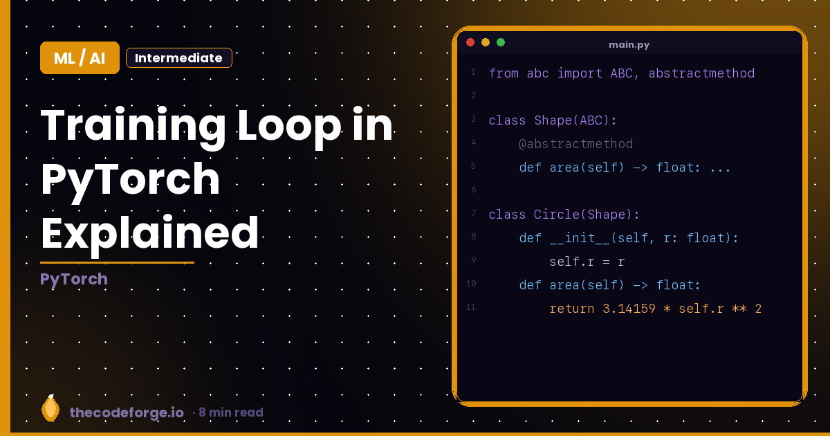 Training Loop in PyTorch Explained | TheCodeForge